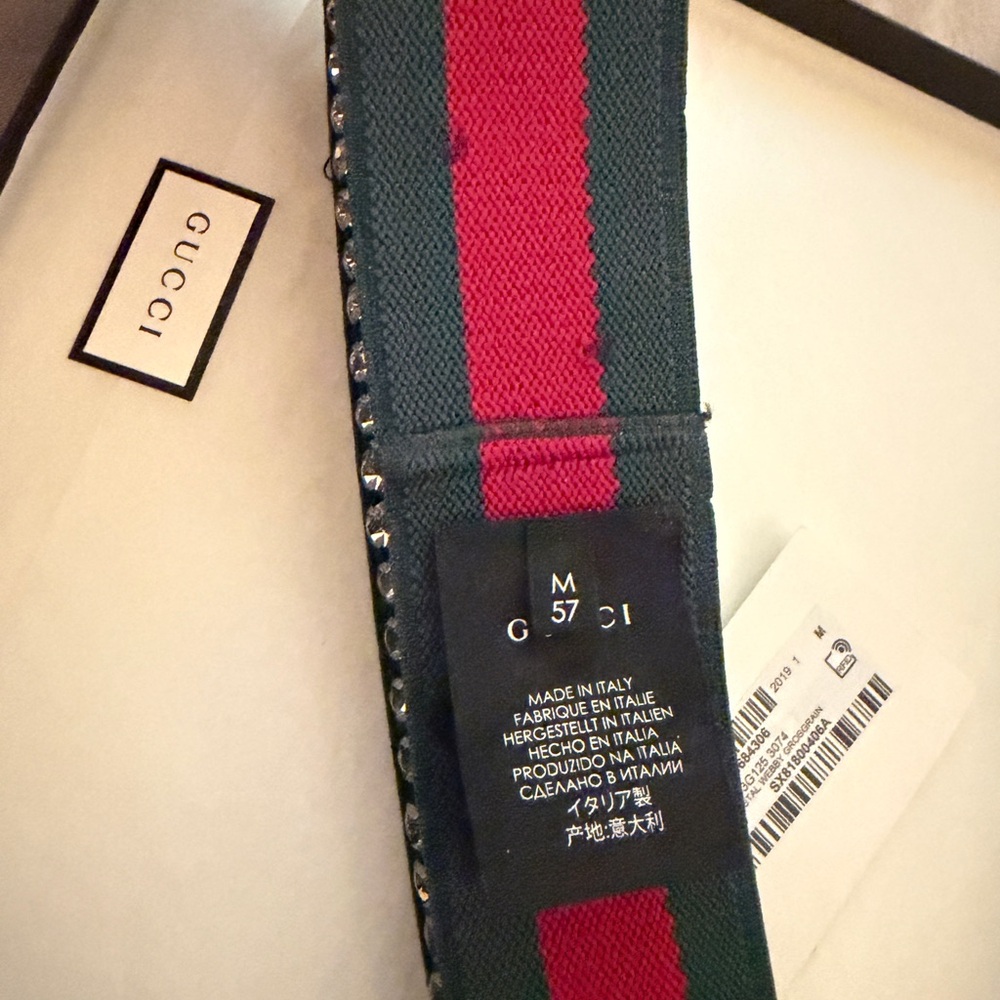 Gucci Crystal-Embellished Wide HEADBAND - Picture 4 of 9